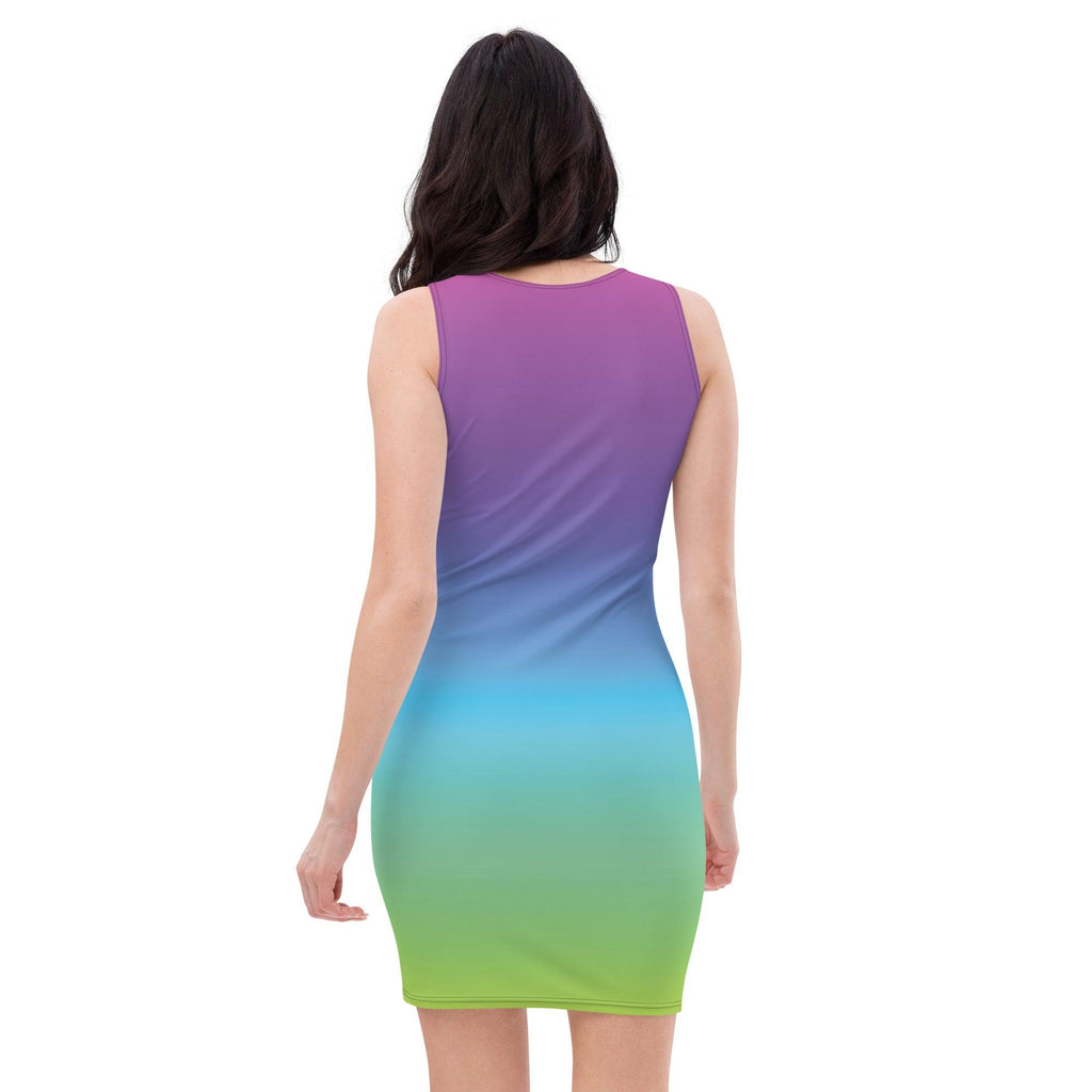 Vibrant Bodycon Dress for Raves & Festivals