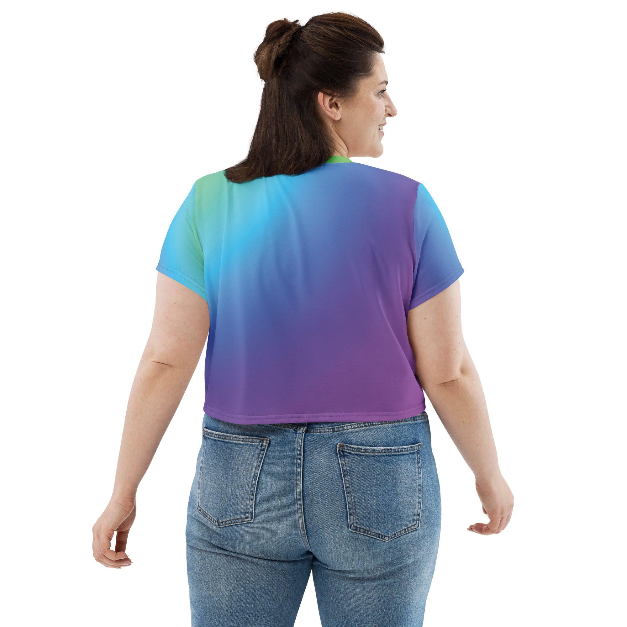 Radiant Crop Top Tee for Festivals