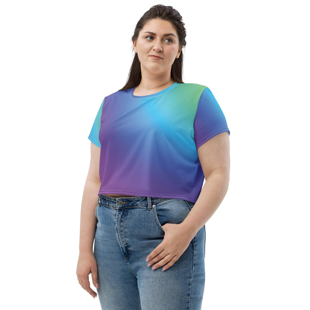 Radiant Crop Top Tee for Festivals