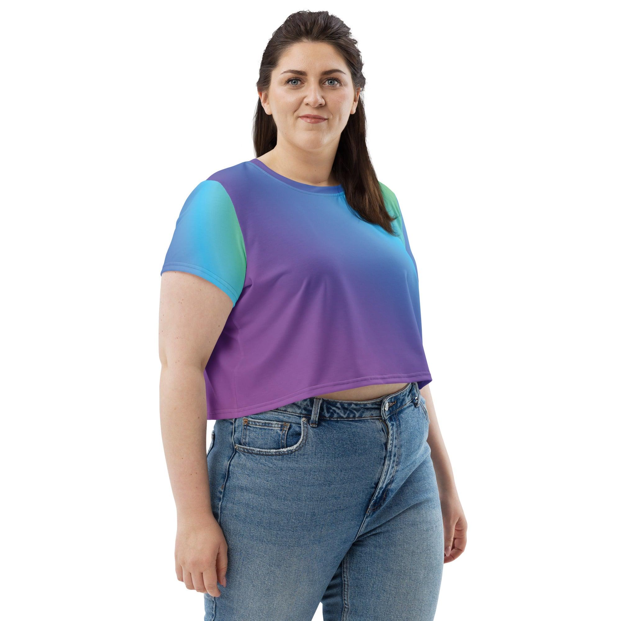 Radiant Crop Top Tee for Festivals