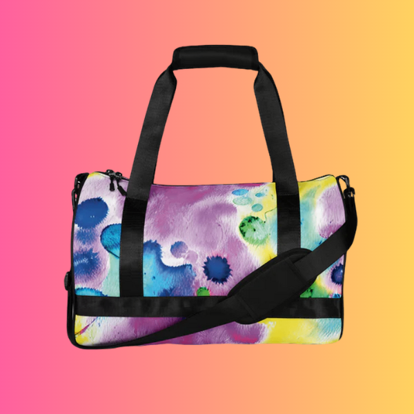 Vibrant Alcohol Ink Festie Travel Bag