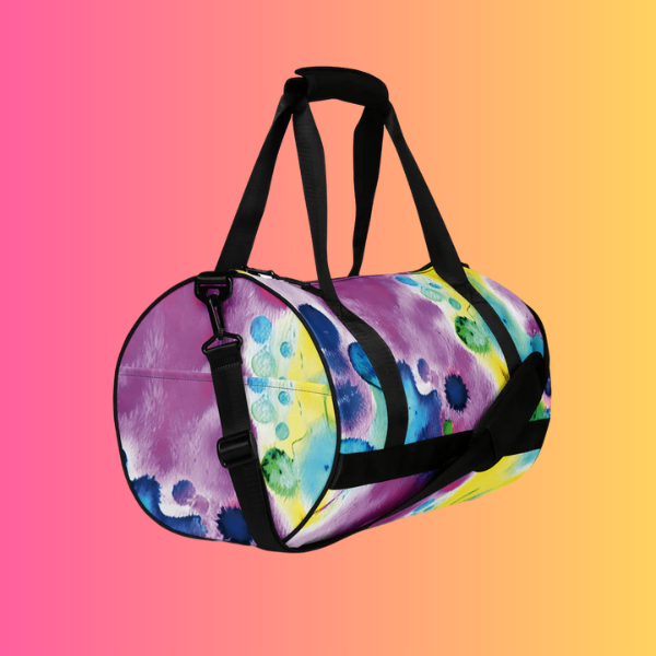 Vibrant Alcohol Ink Festie Travel Bag