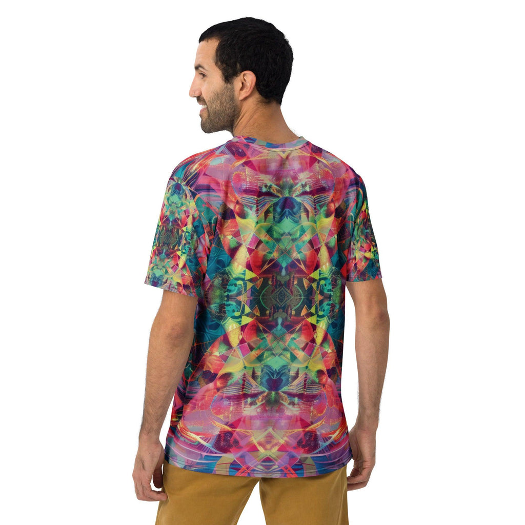 Vibrant Trippy Abstract EDM T-Shirt for Music Lovers