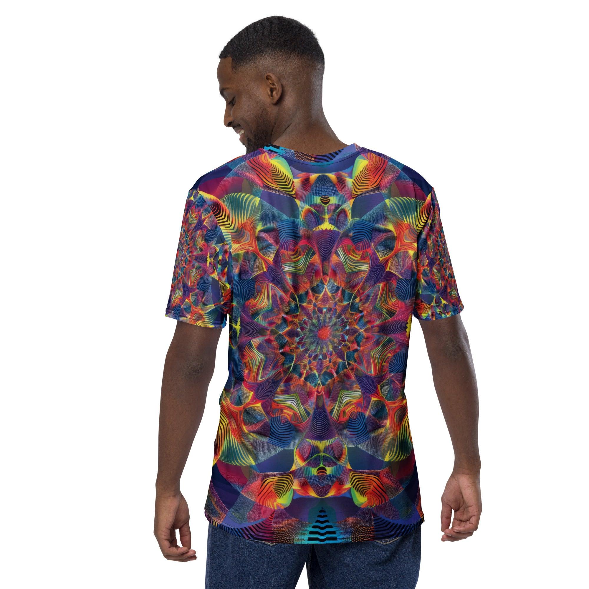 Trippy Abstract Festival T-Shirt for Music Lovers