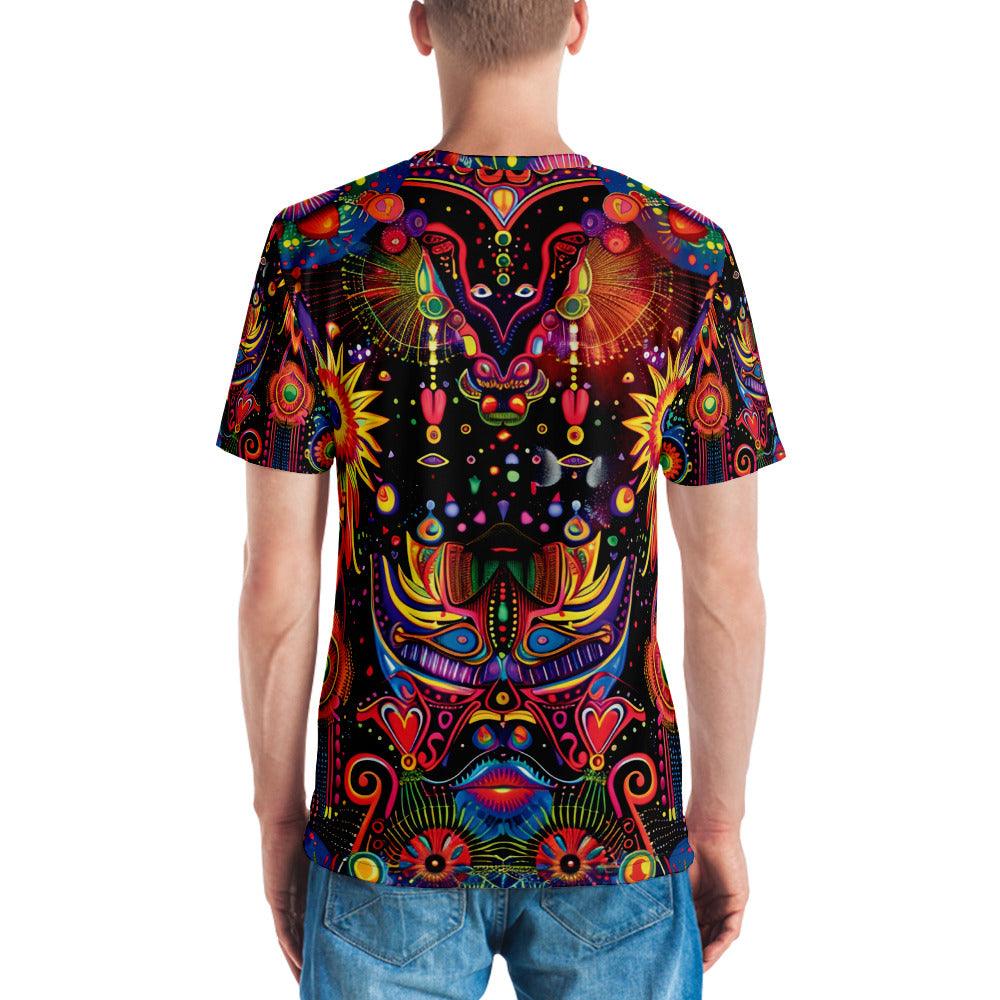 Psychedelic Vibes Men's T-Shirt - EDM Culture Essential