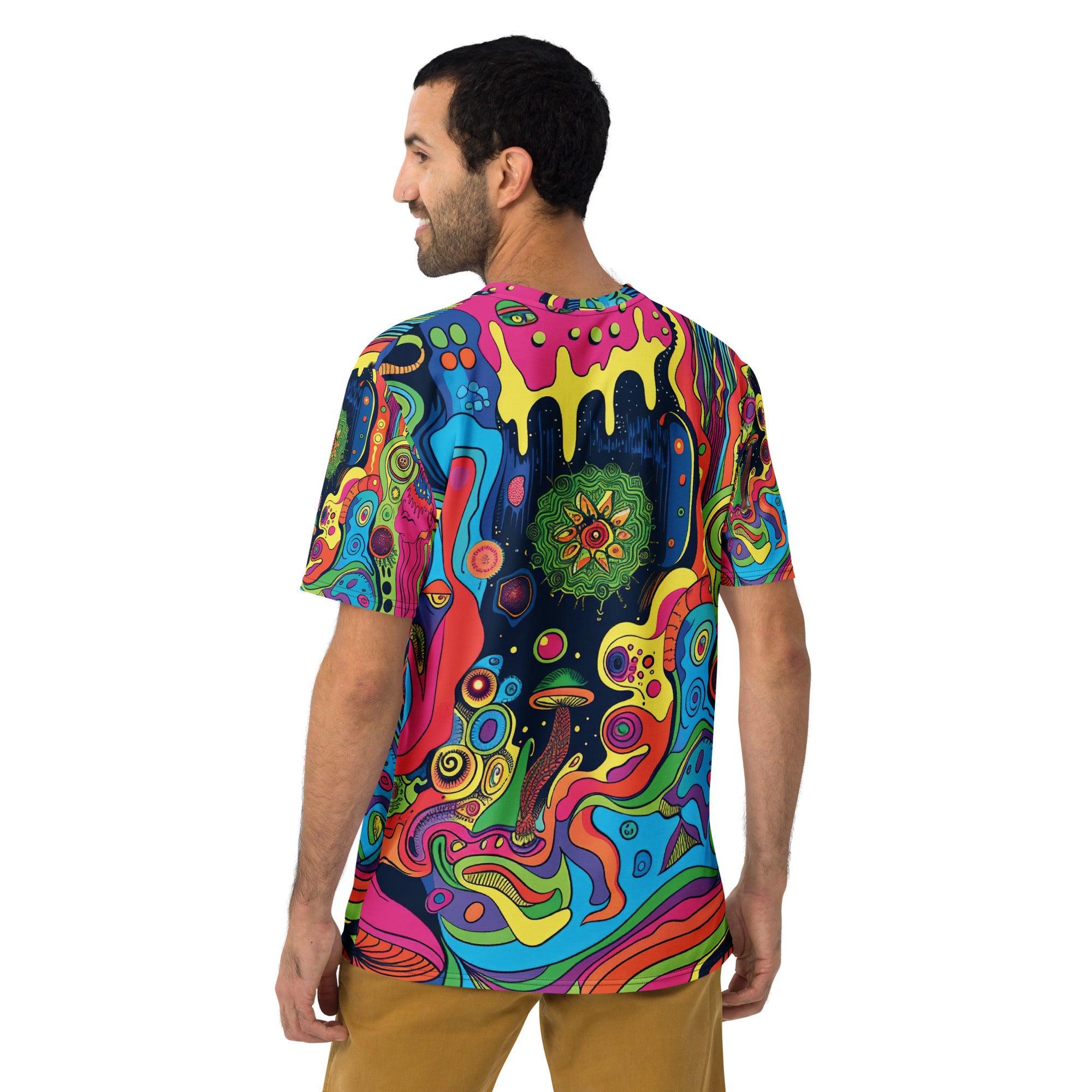 Psychedelic Trippy Abstract T-Shirt for Rave & Festival