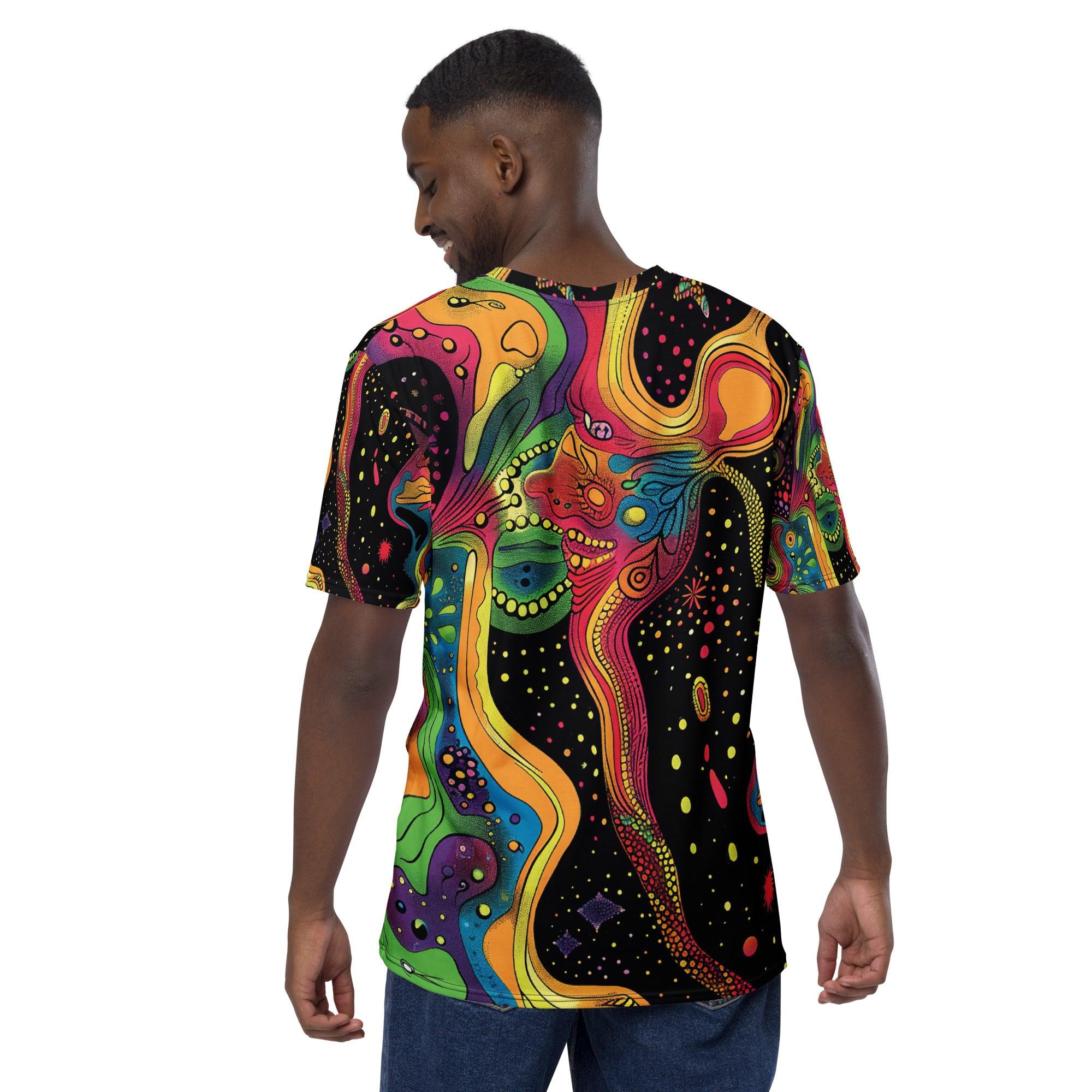 Trippy Abstract Festival T-Shirt for Men