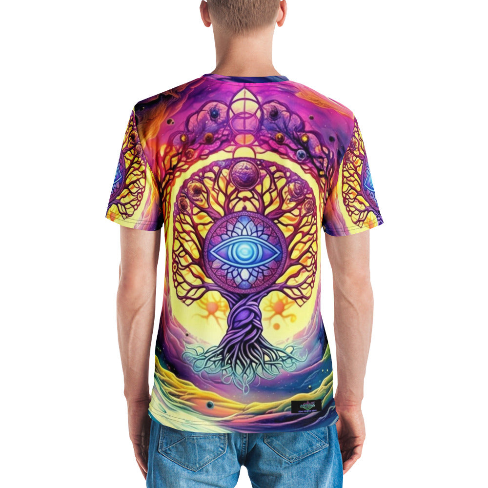 All seeing Tree In Galaxy Men's t-shirt