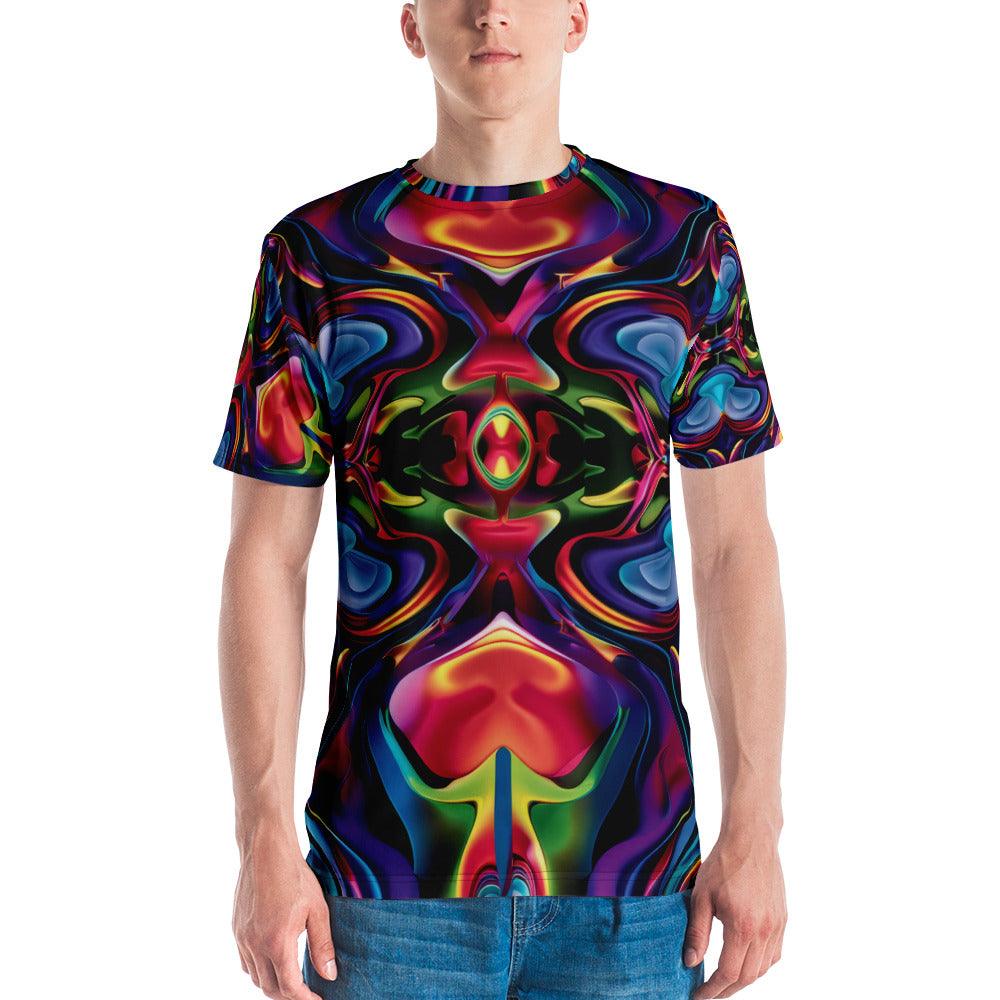 Trippy Abstract Festival T-Shirt for Music Lovers