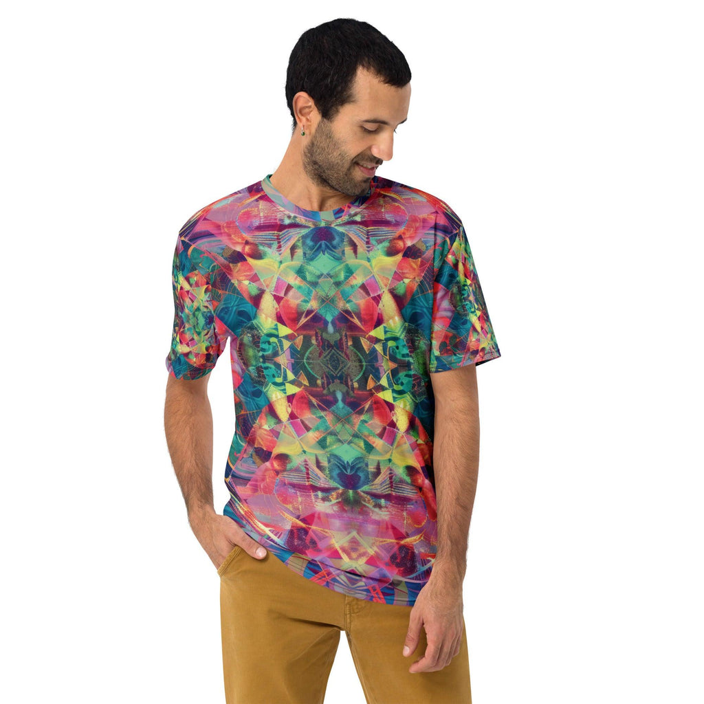 Vibrant Trippy Abstract EDM T-Shirt for Music Lovers