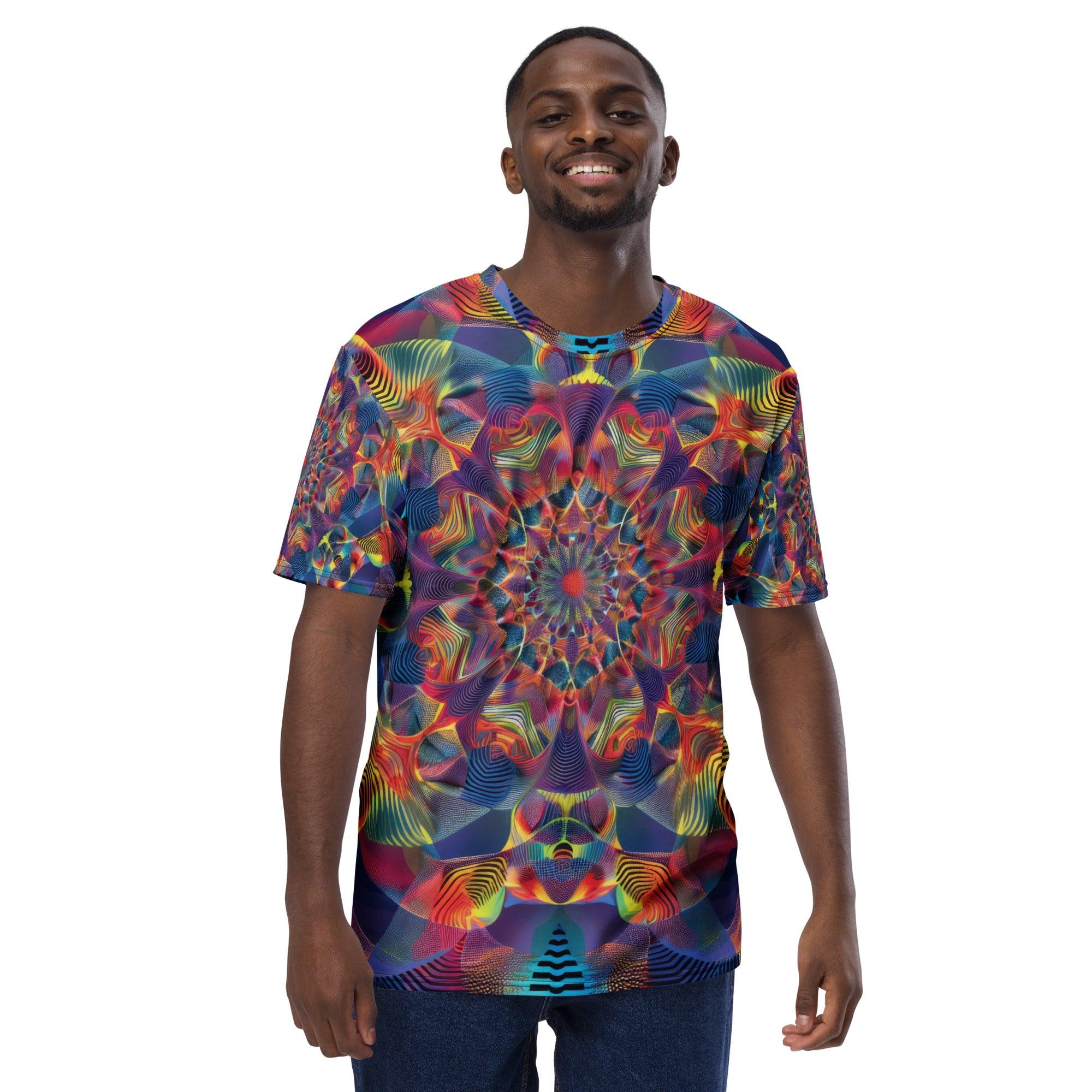 Trippy Abstract Festival T-Shirt for Music Lovers
