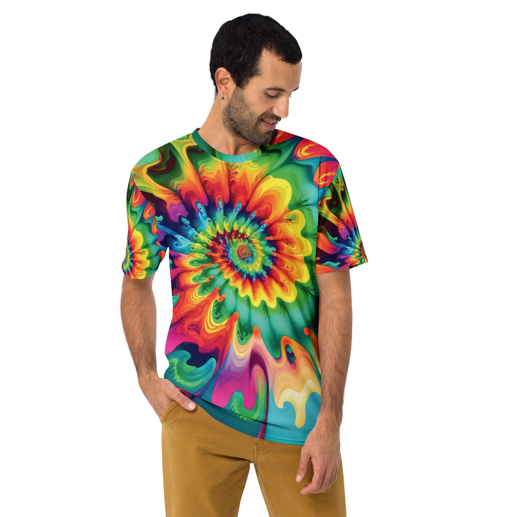 Vibrant Tie-Dye Festival T-Shirt for Music Lovers