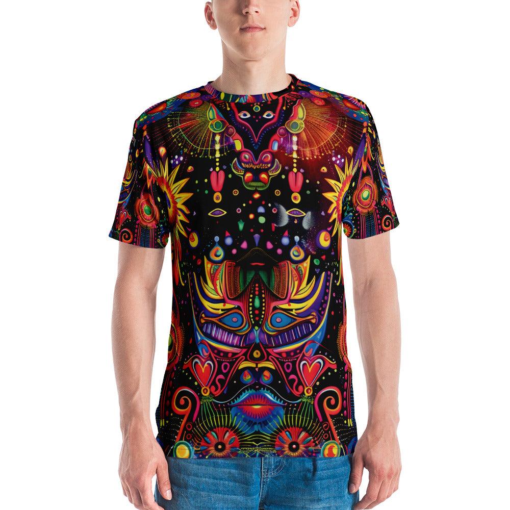 Psychedelic Vibes Men's T-Shirt - EDM Culture Essential