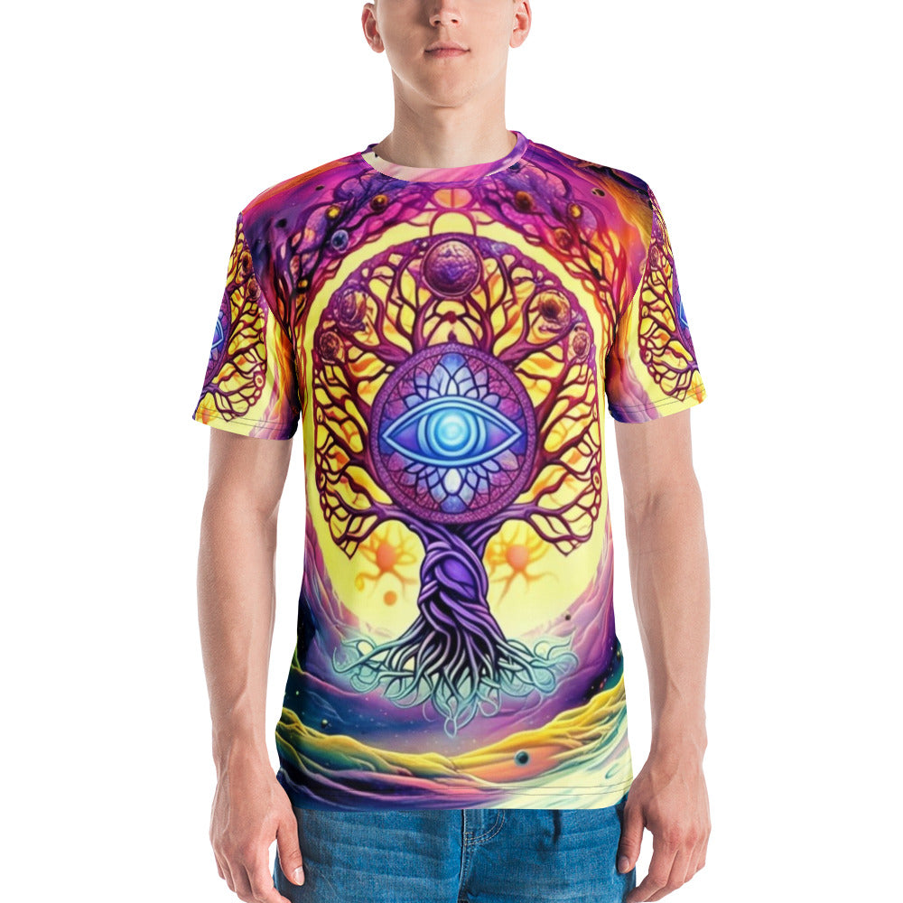 All seeing Tree In Galaxy Men's t-shirt