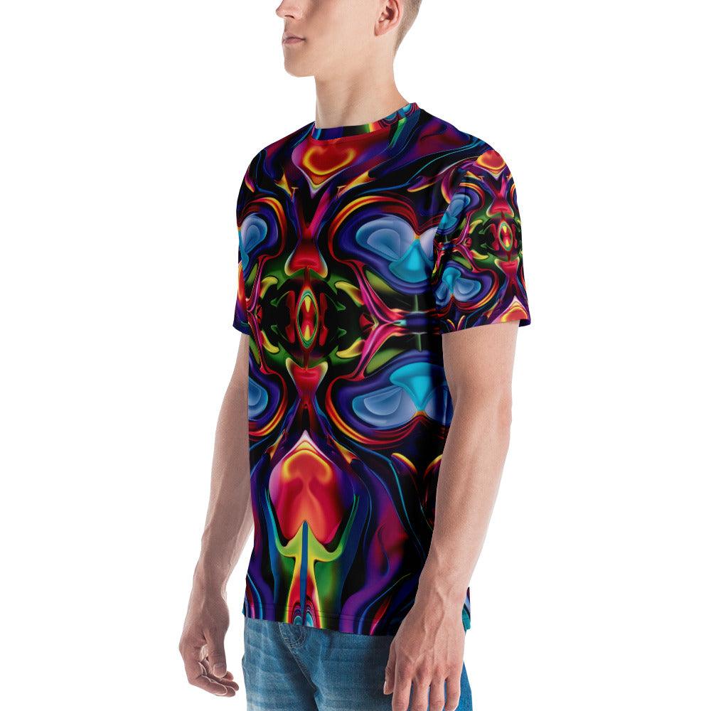 Trippy Abstract Festival T-Shirt for Music Lovers
