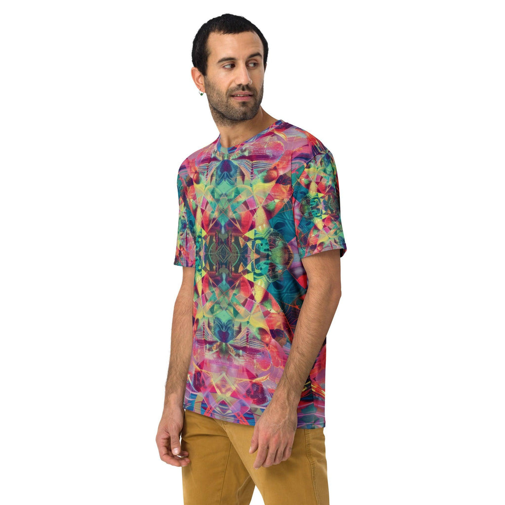 Vibrant Trippy Abstract EDM T-Shirt for Music Lovers