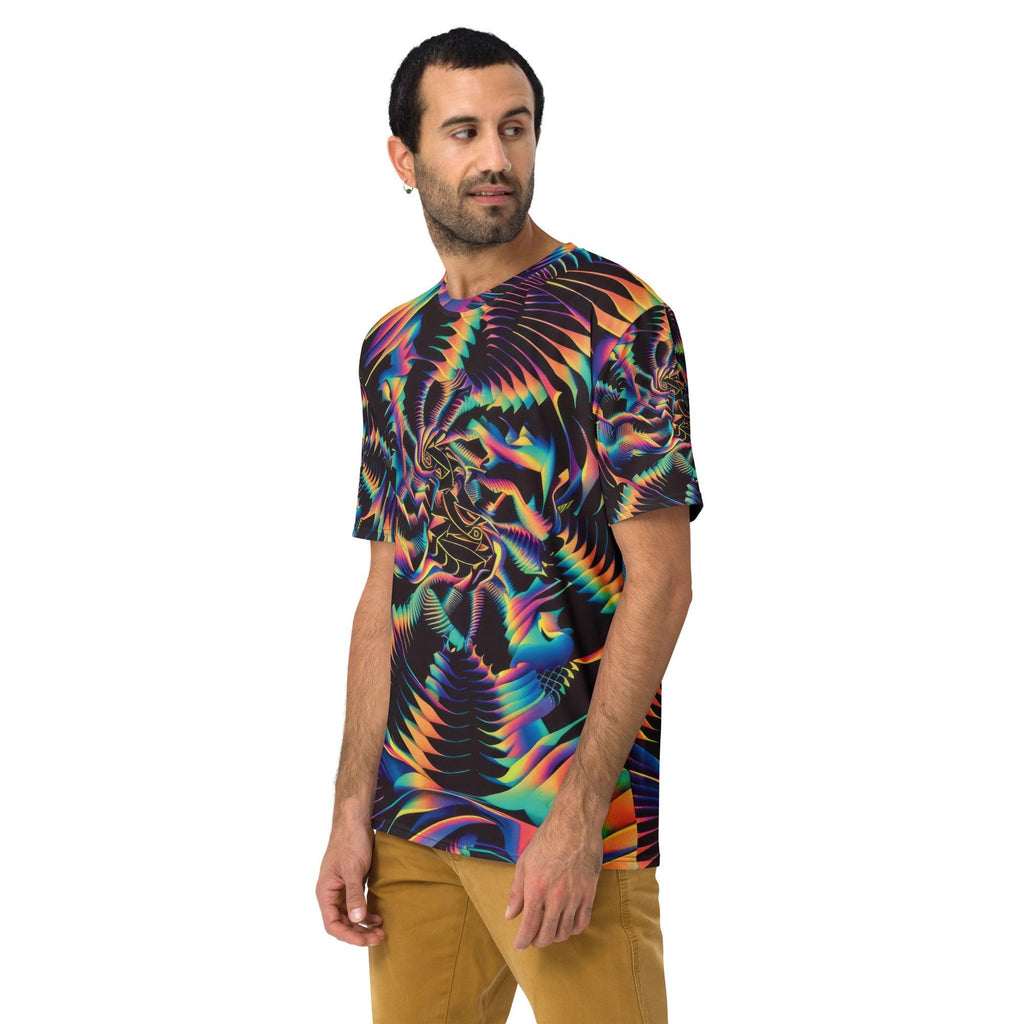 Vibrant Trippy Abstract EDM Festival T-Shirt