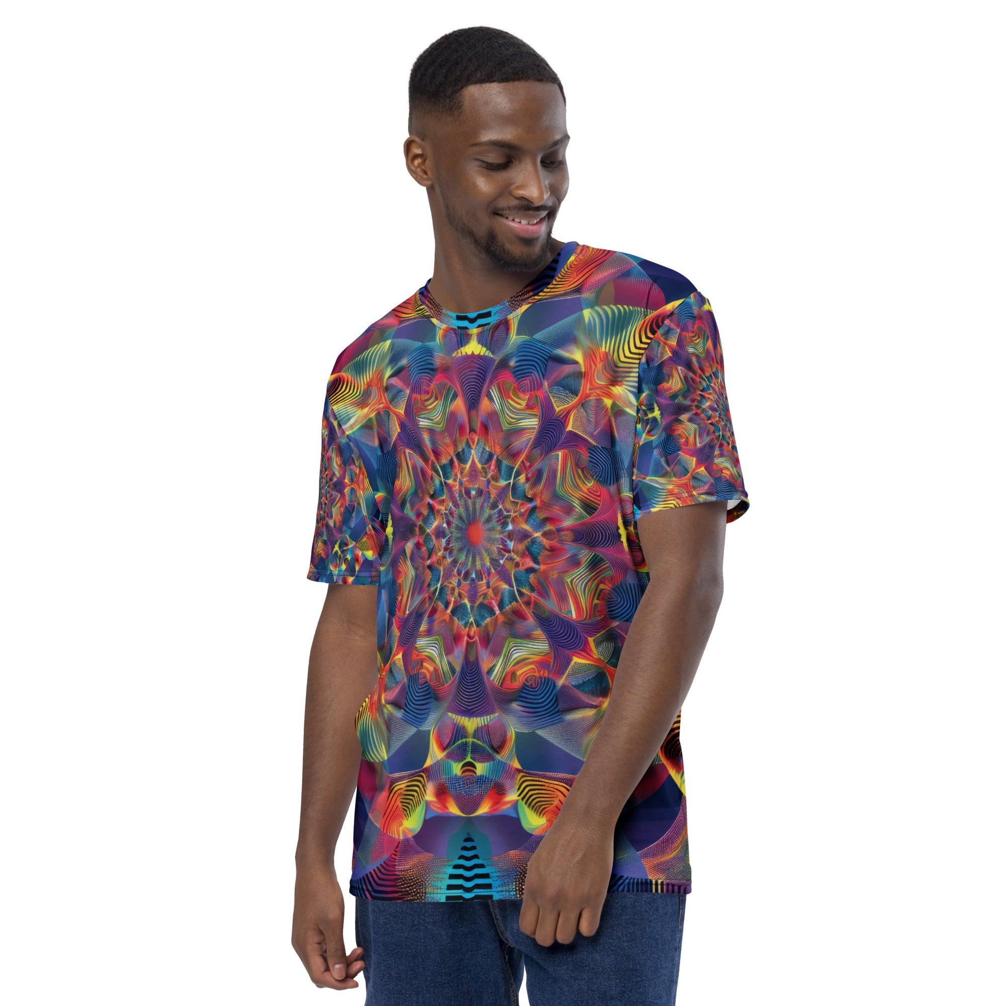 Trippy Abstract Festival T-Shirt for Music Lovers