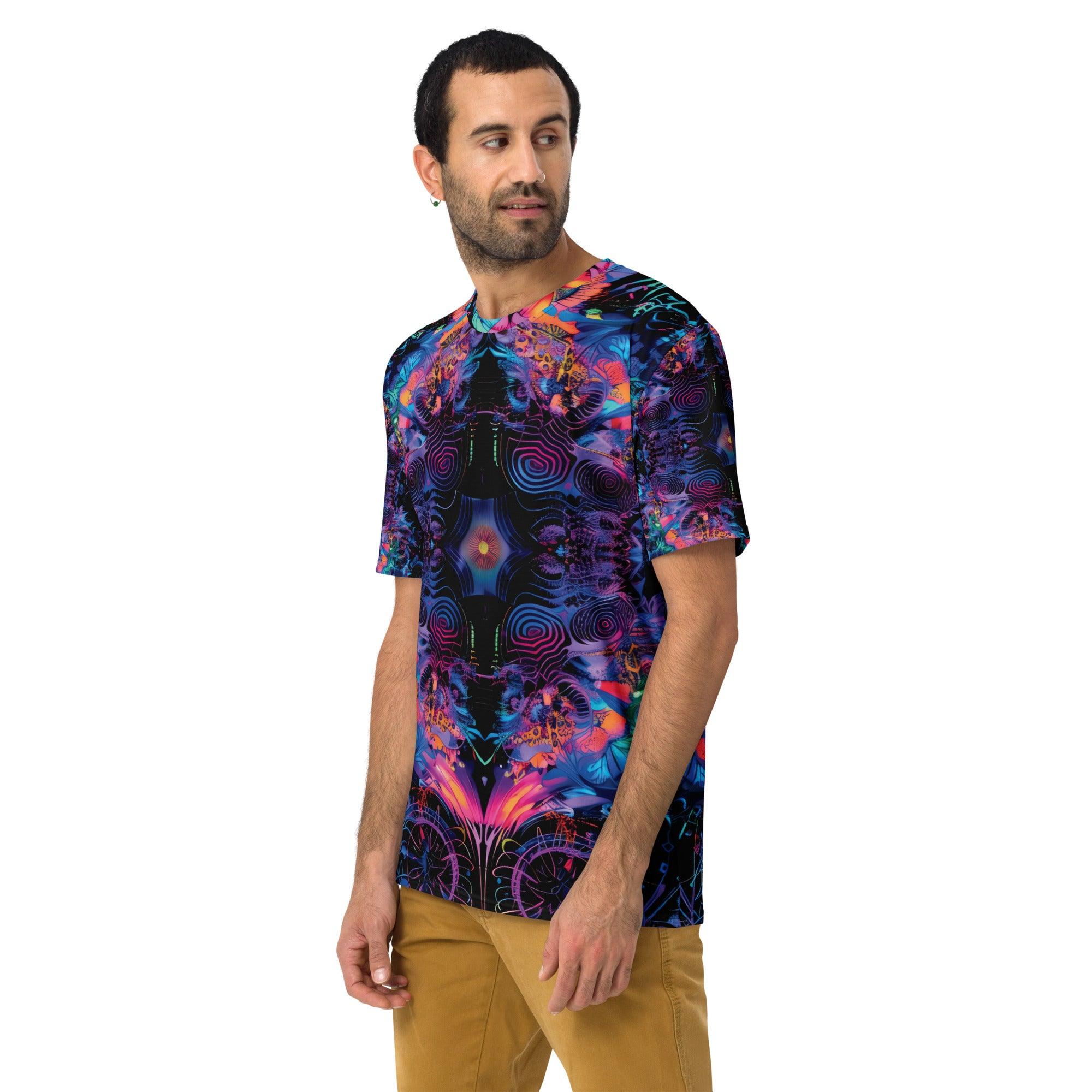 Trippy Abstract Festival T-Shirt for EDM Lovers