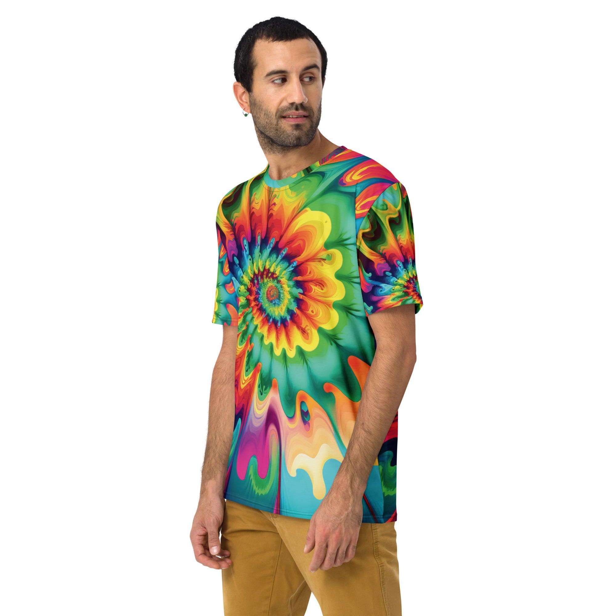 Vibrant Tie-Dye Festival T-Shirt for Music Lovers