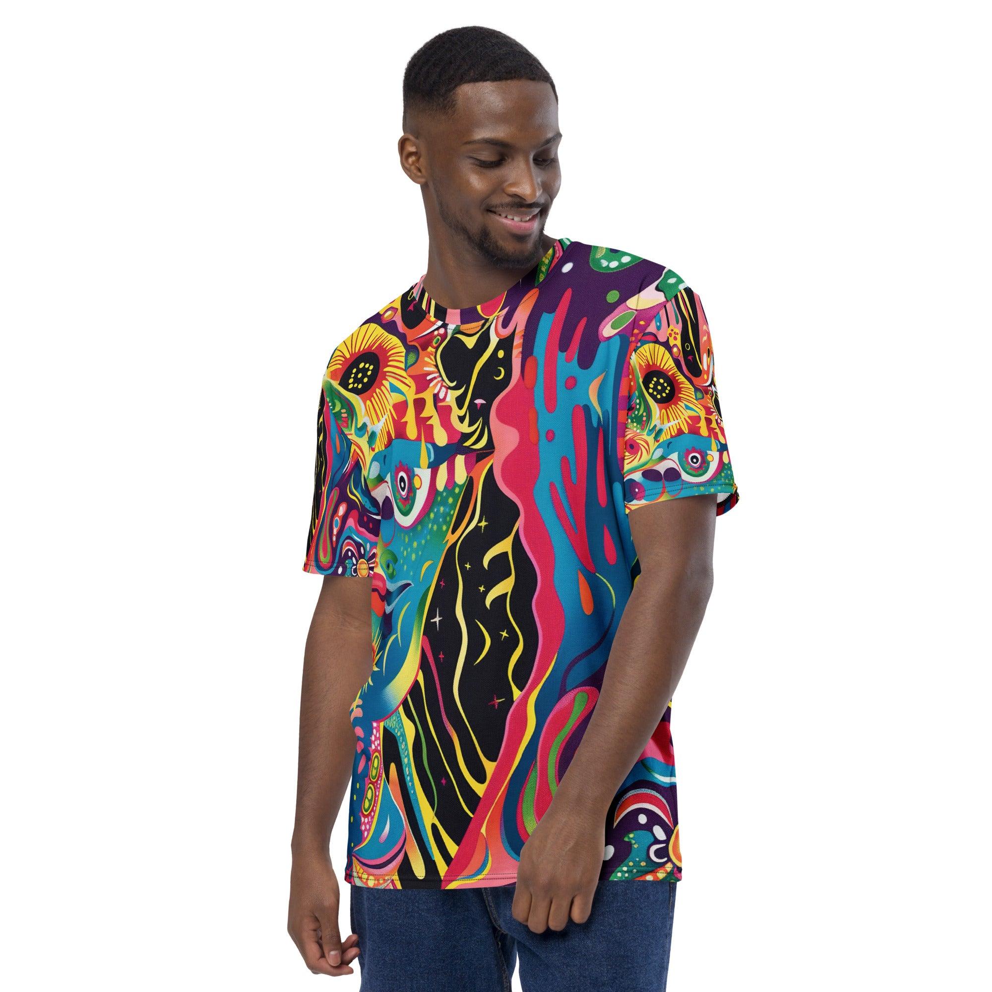 Psychedelic Vibes Men's Festival T-Shirt