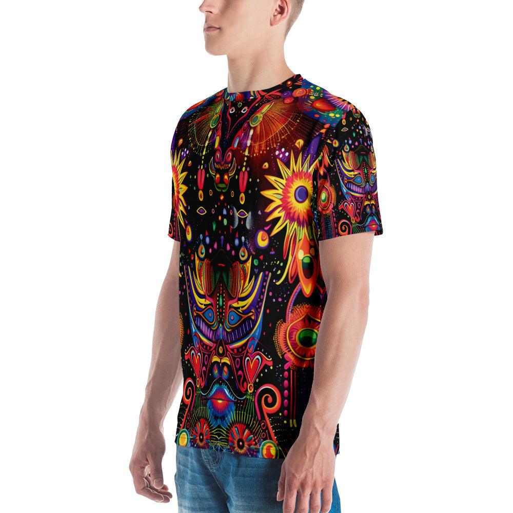 Psychedelic Vibes Men's T-Shirt - EDM Culture Essential