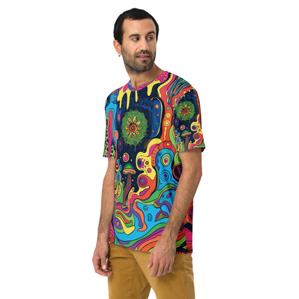 Psychedelic Trippy Abstract T-Shirt for Rave & Festival