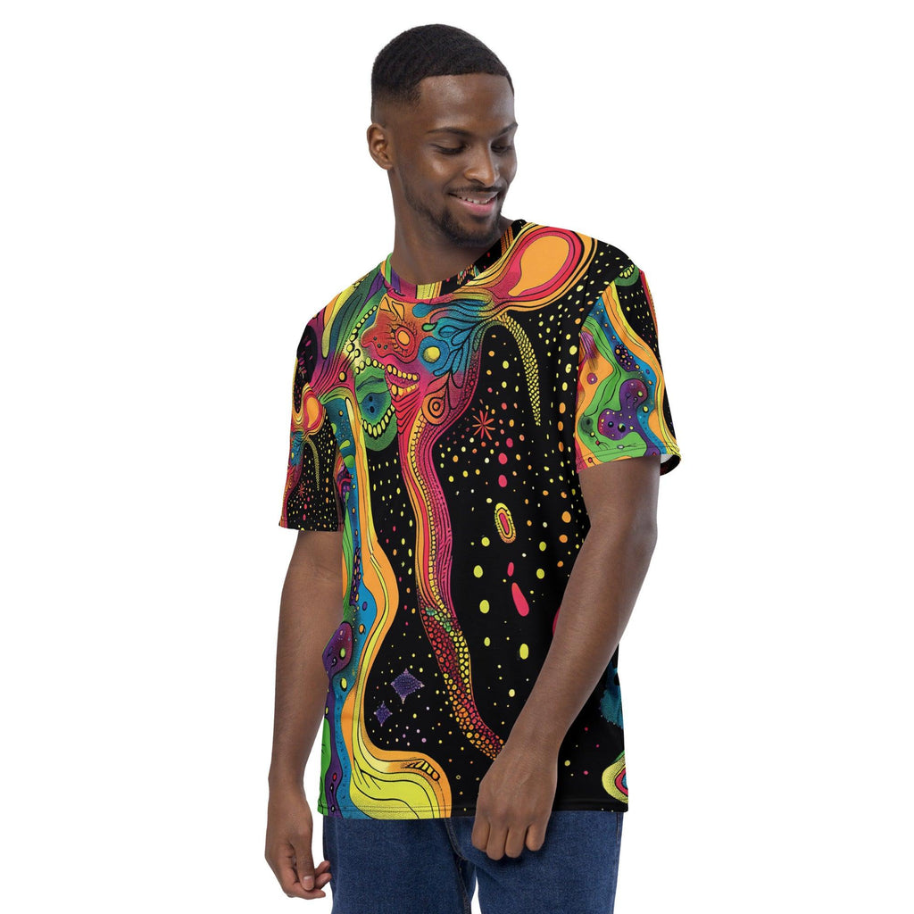 Trippy Abstract Festival T-Shirt for Men