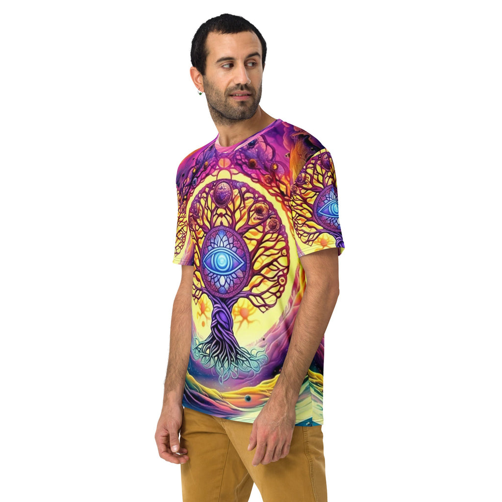 All seeing Tree In Galaxy Men's t-shirt