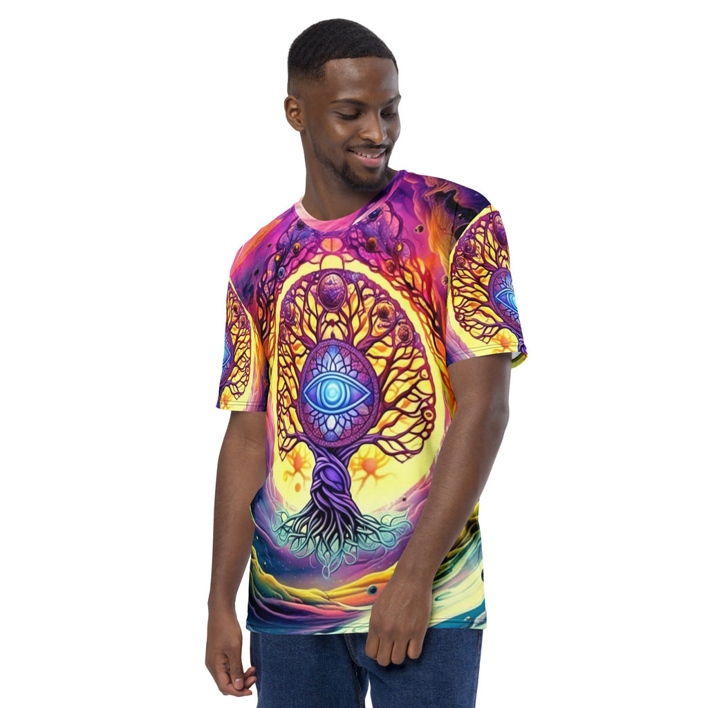 All seeing Tree In Galaxy Men's t-shirt