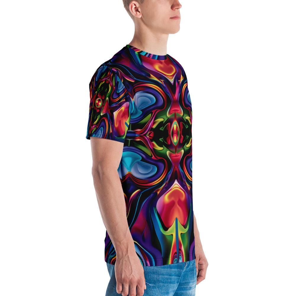 Trippy Abstract Festival T-Shirt for Music Lovers