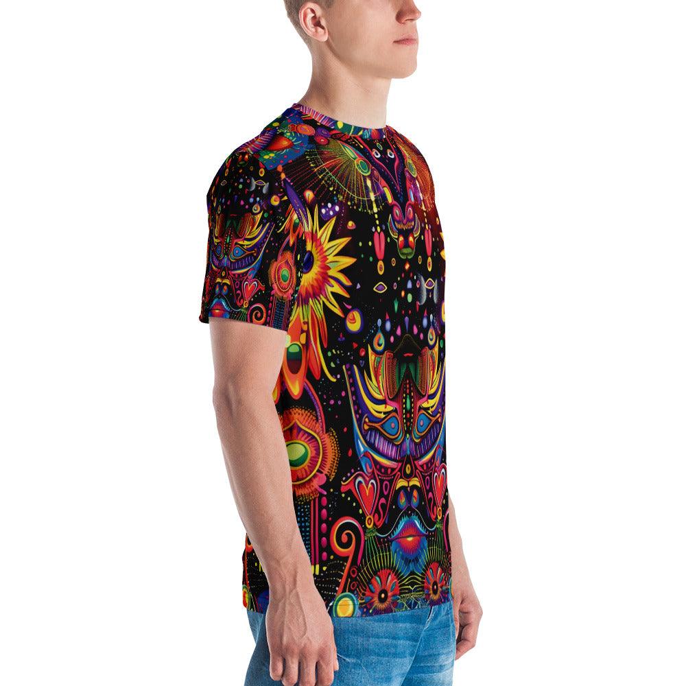 Psychedelic Vibes Men's T-Shirt - EDM Culture Essential