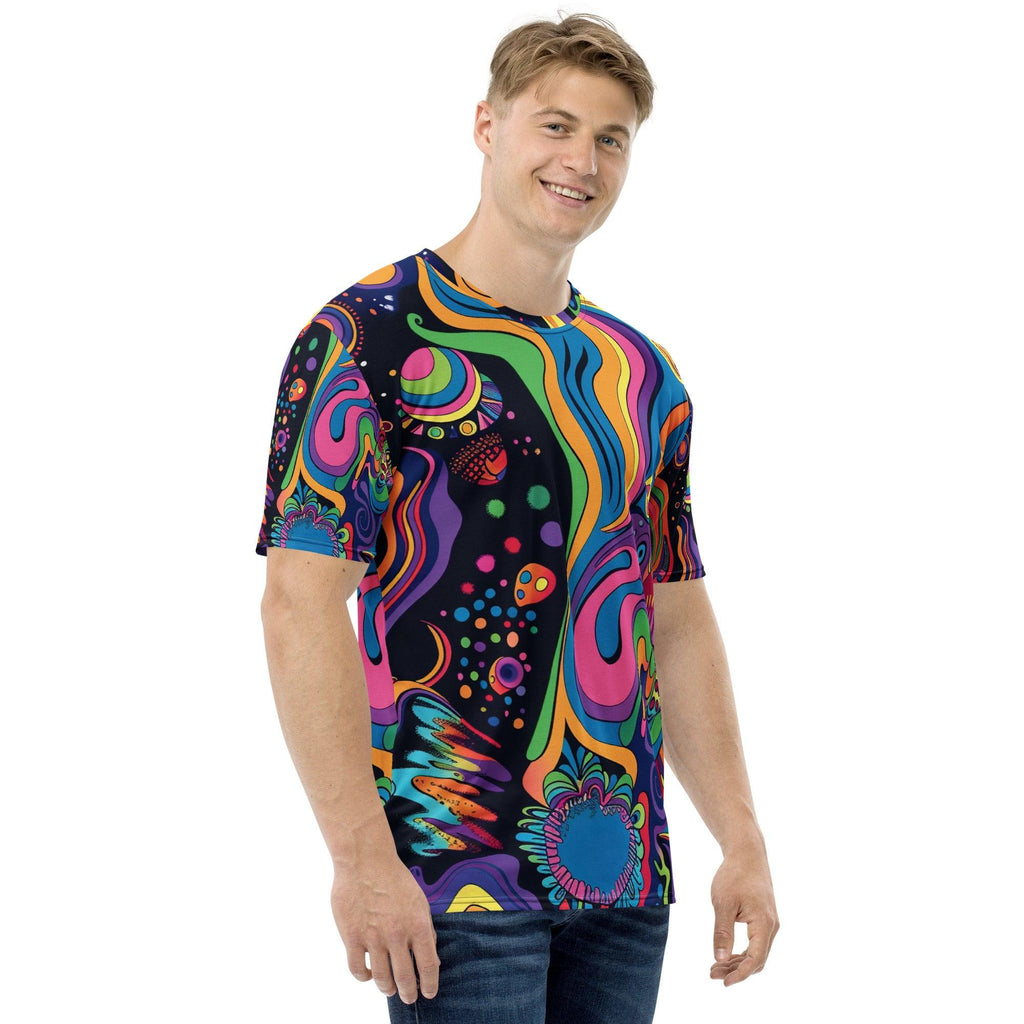 Trippy Abstract Men's Festival T-Shirt