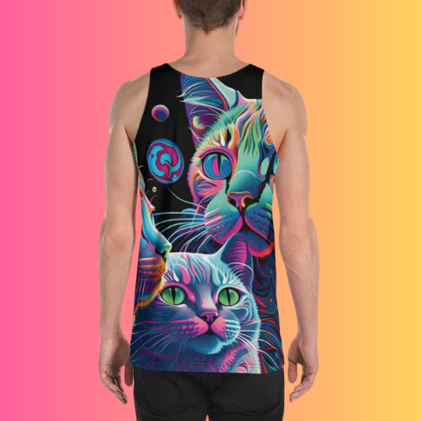 Psychedelic Trippy Streetwear Tank Top for Rave Lovers