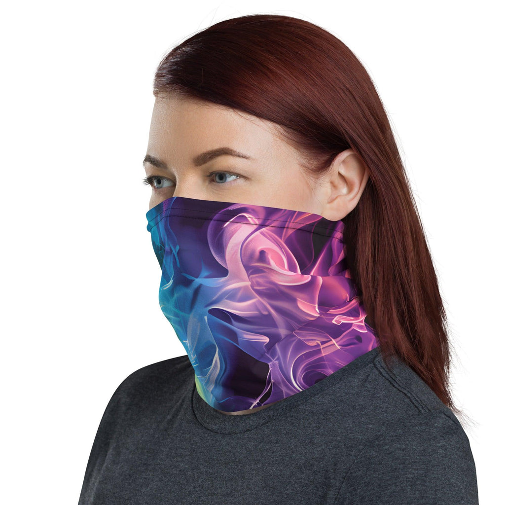 Rainbow Smoke Neck Gaiter - Your Festival Essential