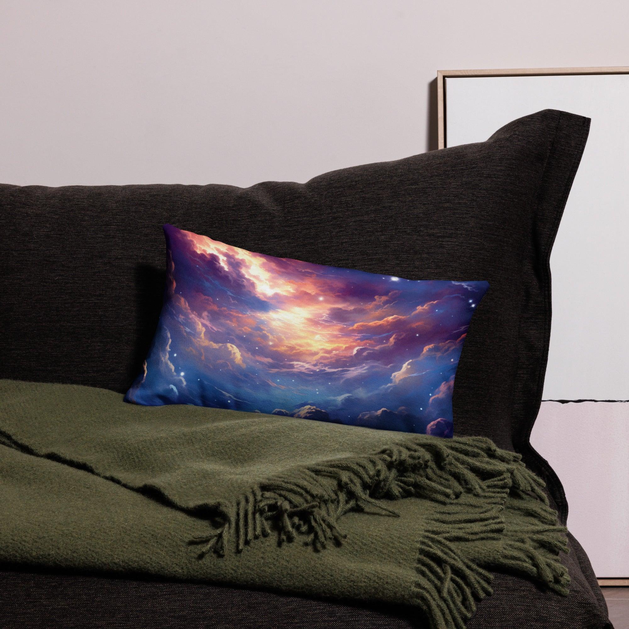 Vibrant Space Pillow - Ultimate Rave Comfort