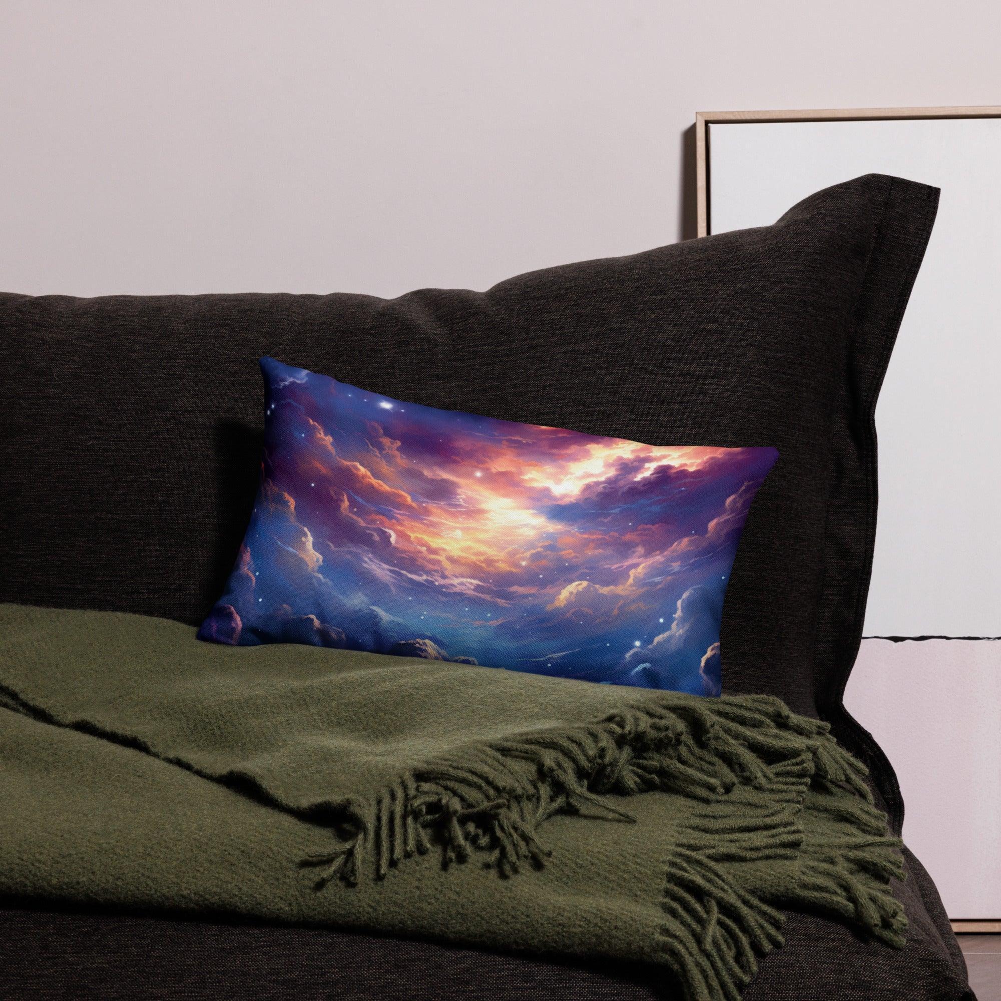 Vibrant Space Pillow - Ultimate Rave Comfort