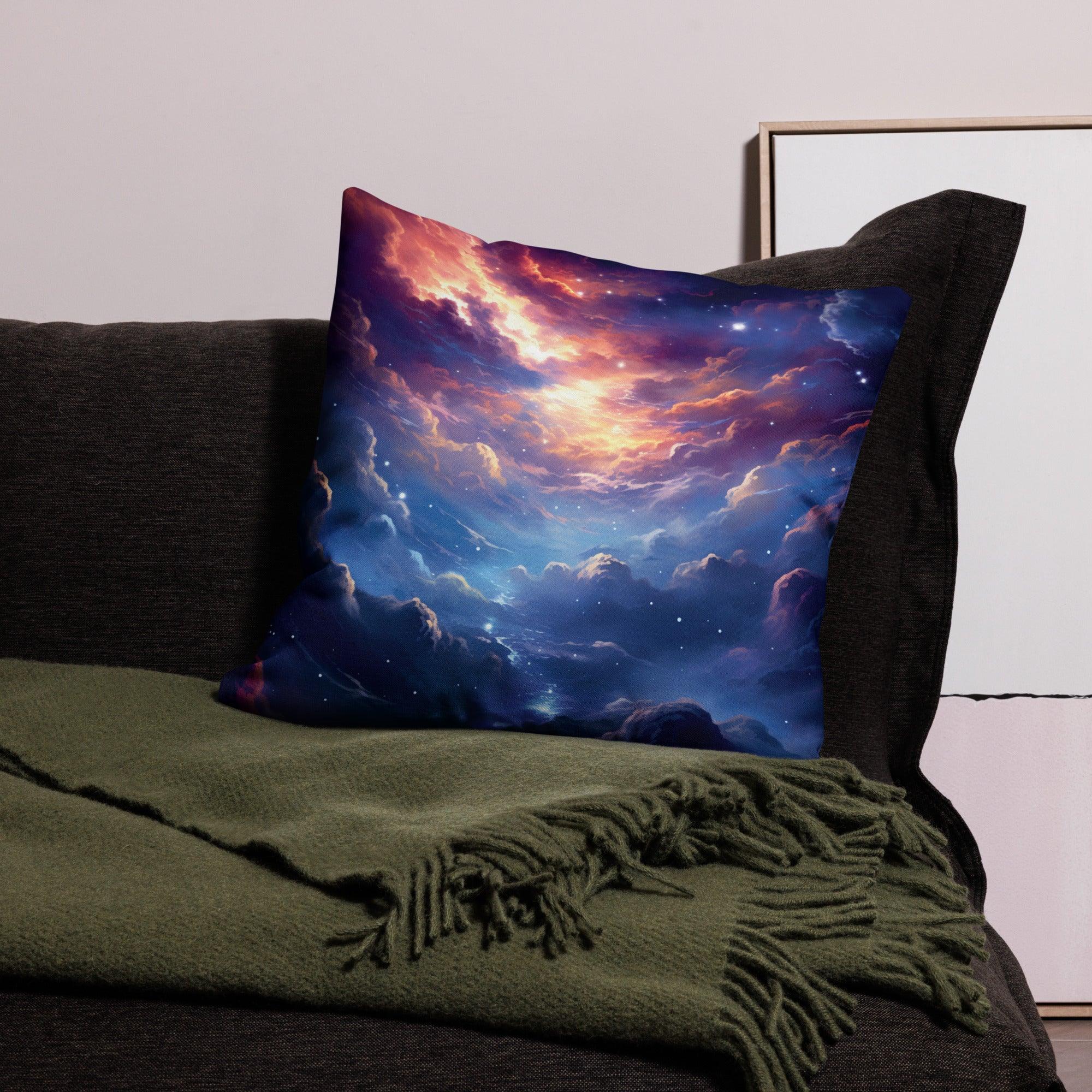 Vibrant Space Pillow - Ultimate Rave Comfort