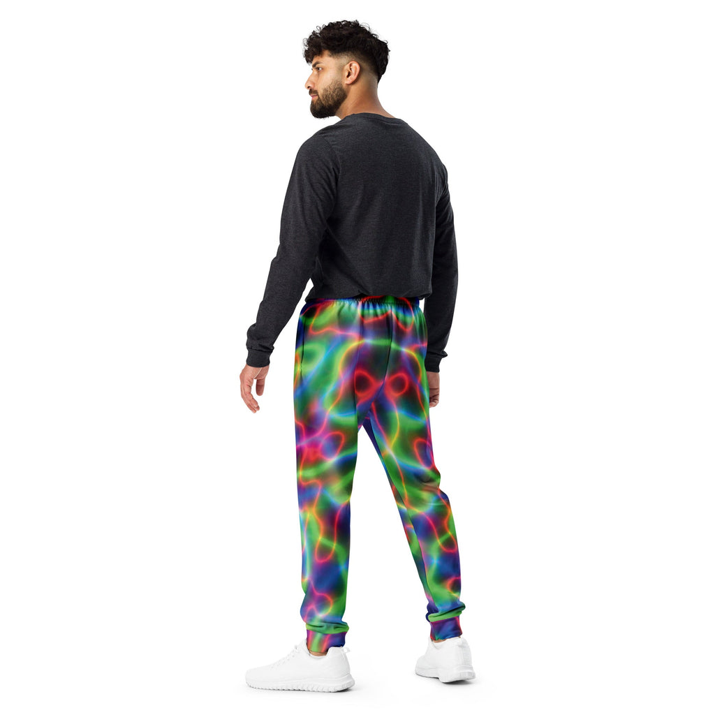 Electric Neon Joggers for Raves and Festivals