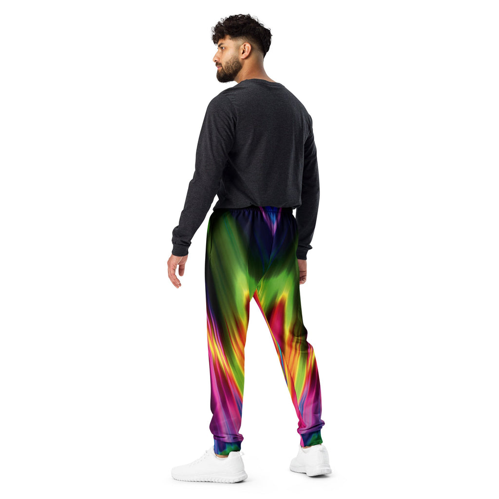Vibrant Electric Neon Joggers for Raves & Festivals