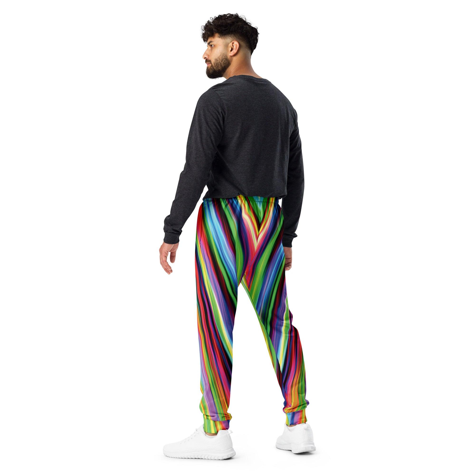 Electric Neon Joggers for Festival Vibes