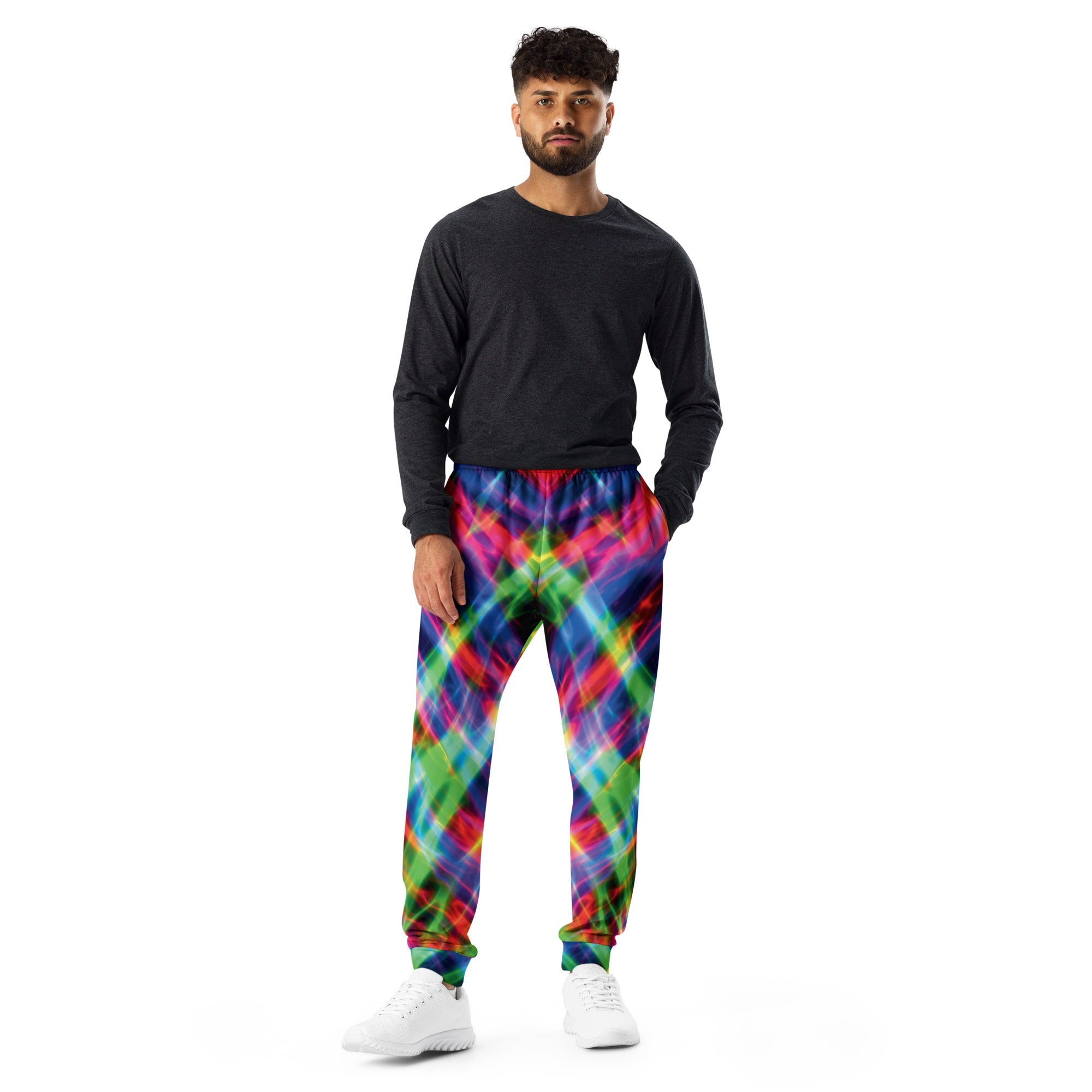 Electric Neon Joggers for Raves & Festivals