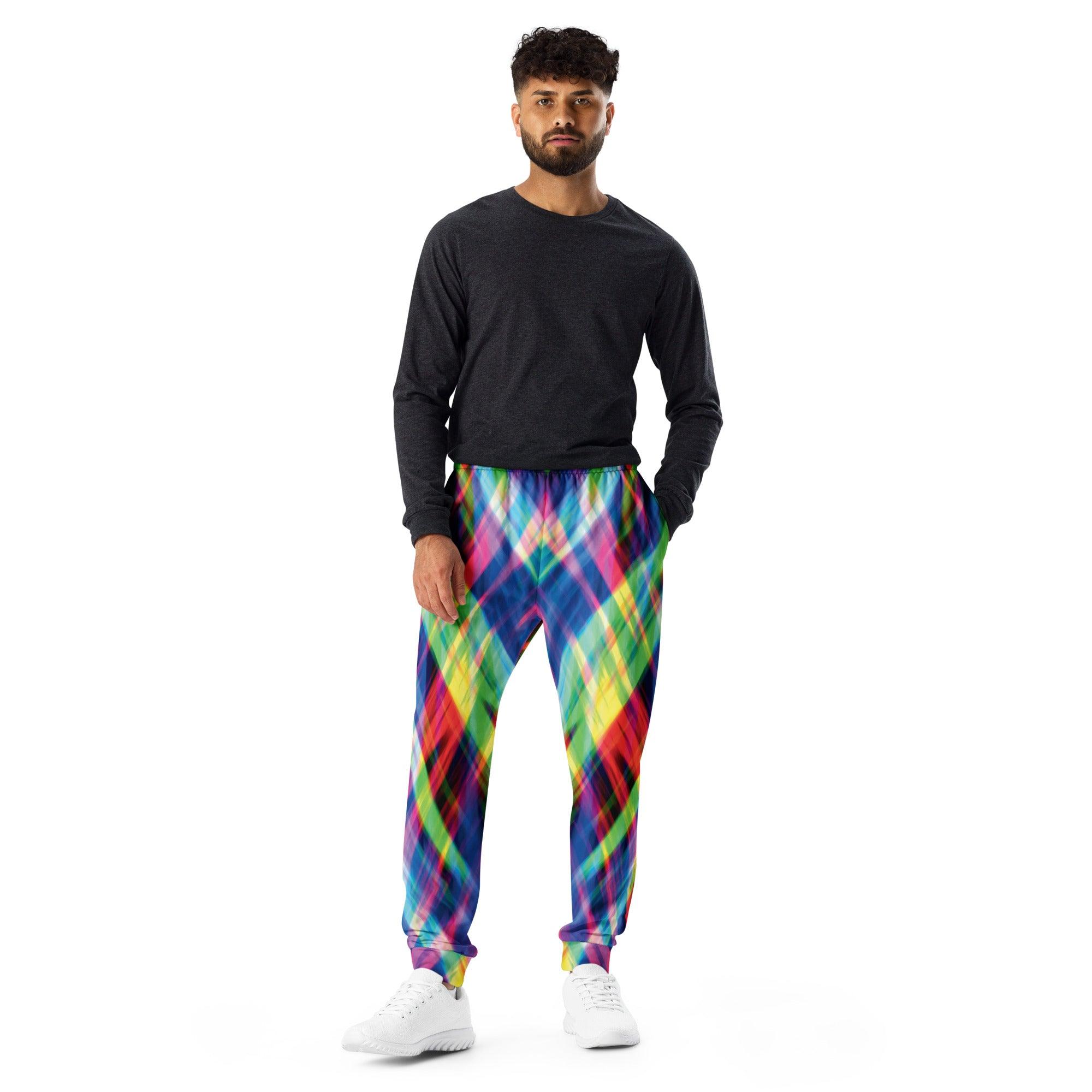 Electric Neon Joggers for Raves & Festivals