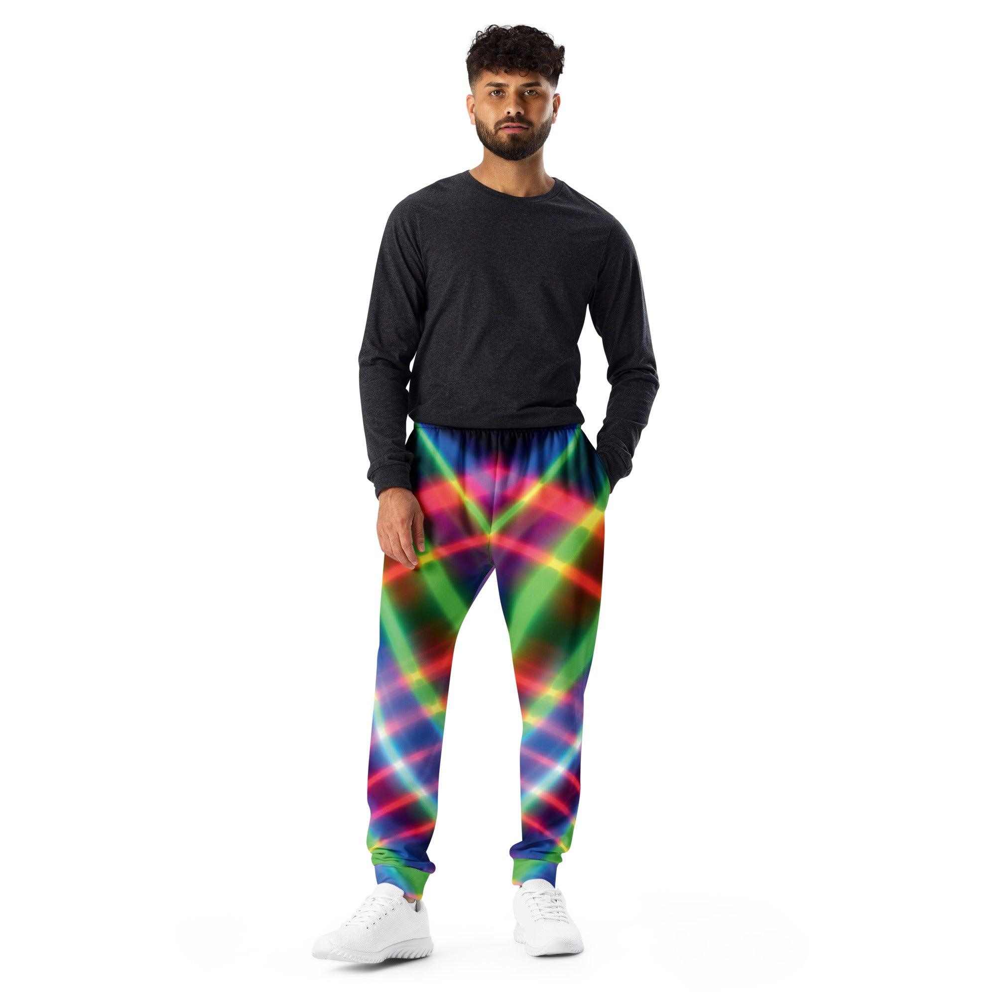 Electric Neon Joggers for Raves & Festivals