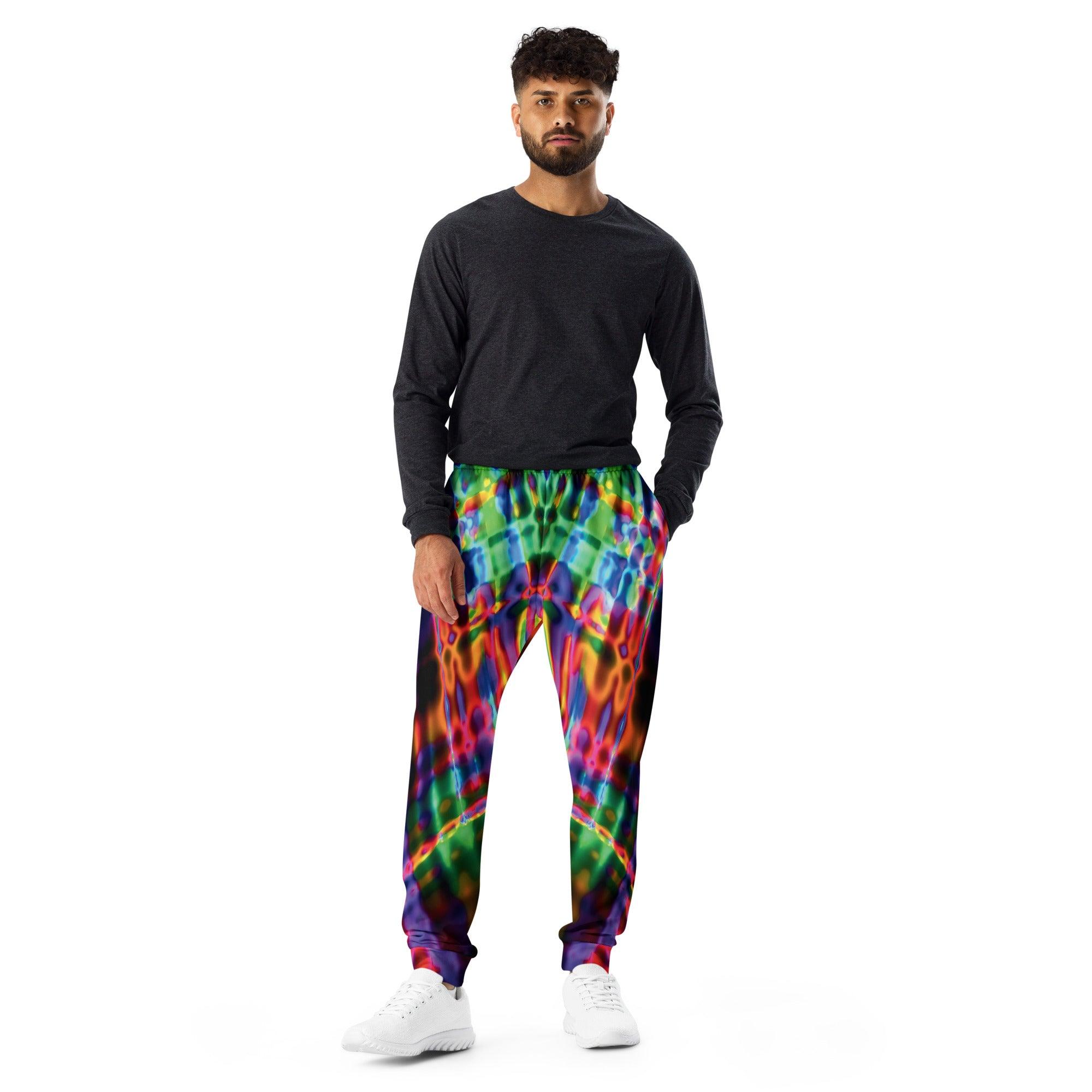 Electric Neon Joggers for Raves & Festivals