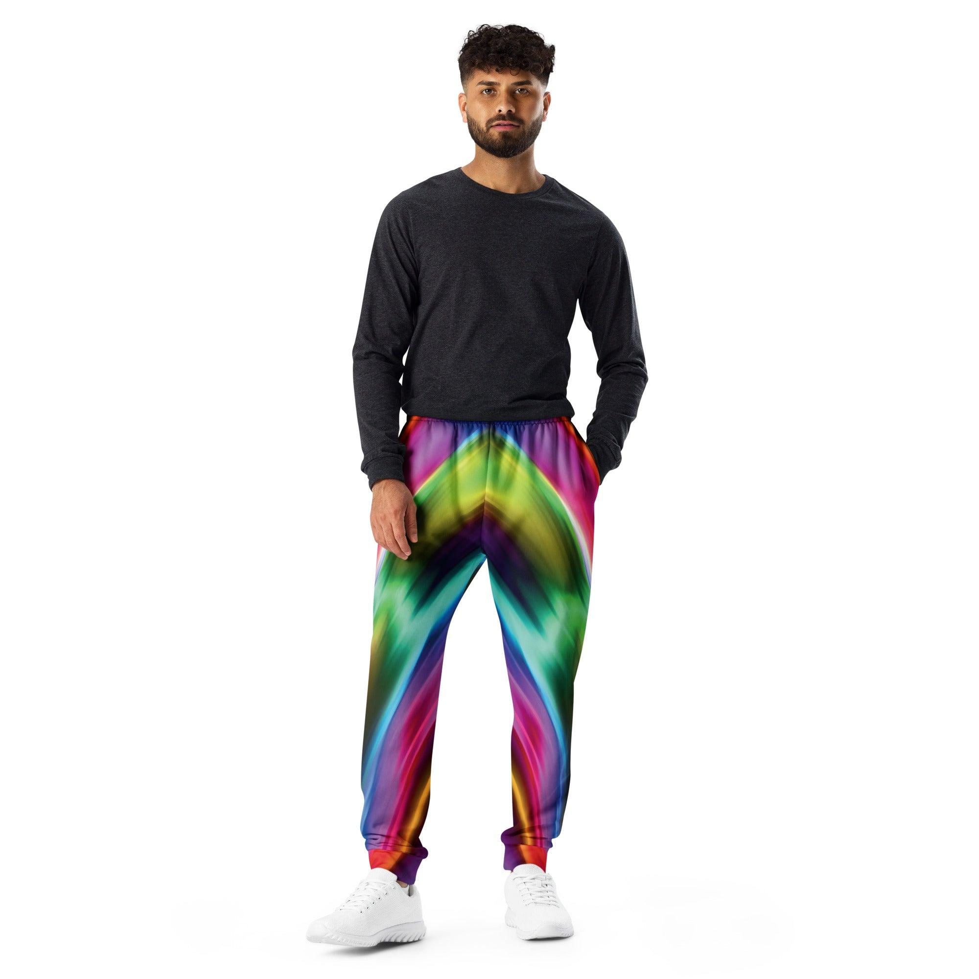 Electric Neon Joggers for Raves & Festivals