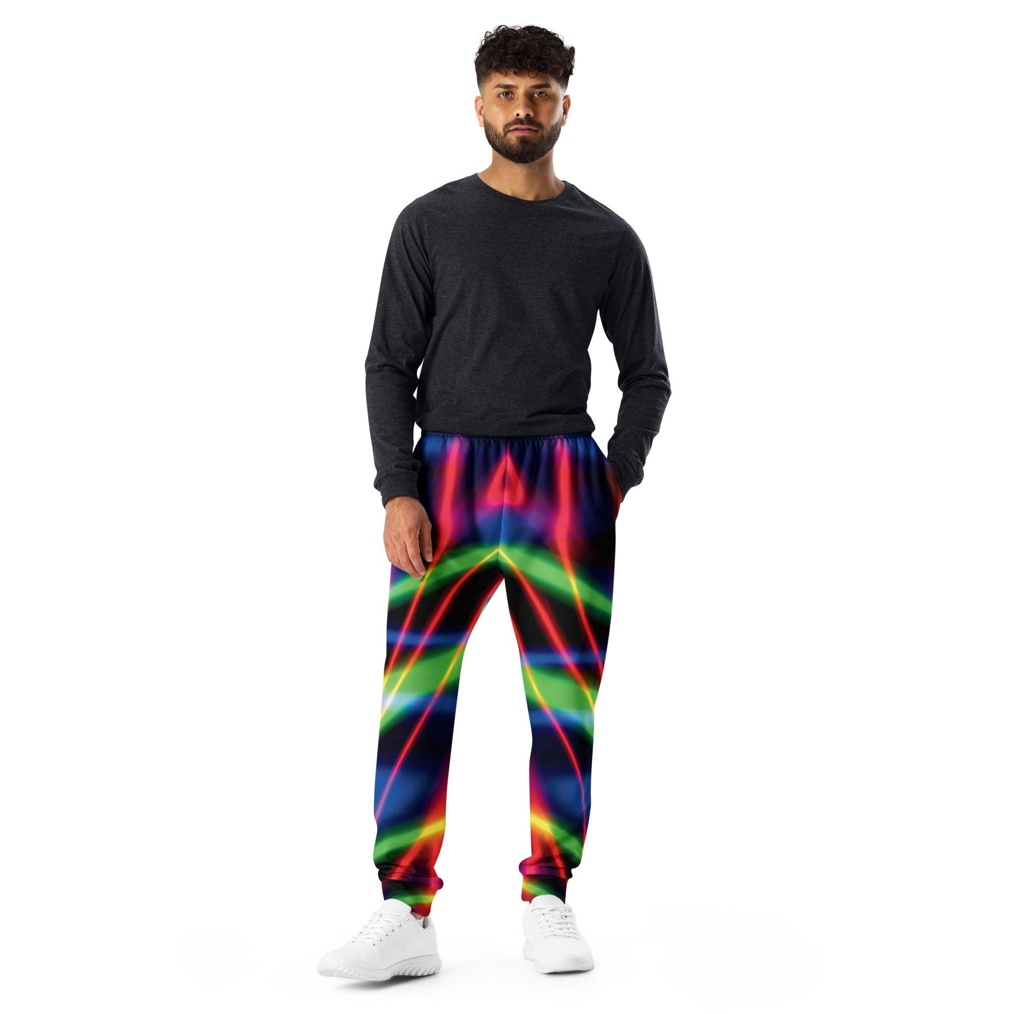 Electric Neon Joggers for Raves & Festivals
