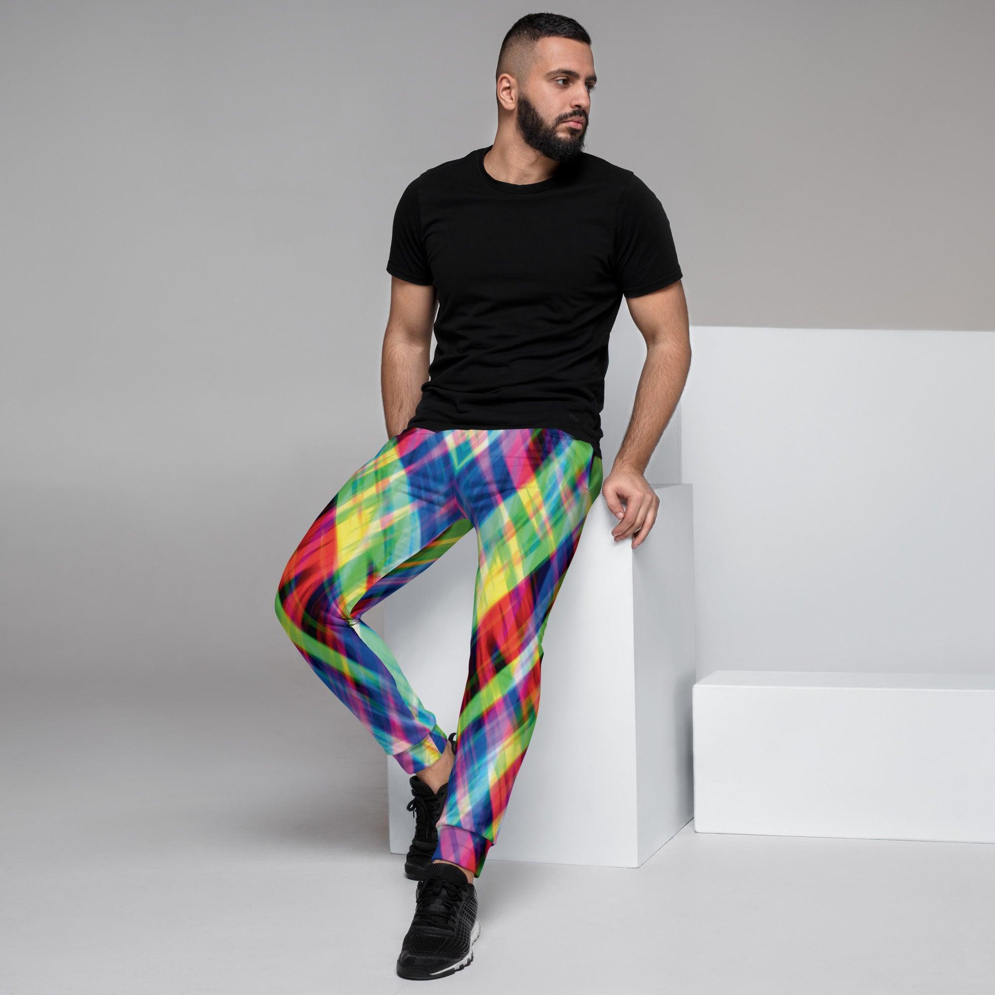 Electric Neon Joggers for Raves & Festivals