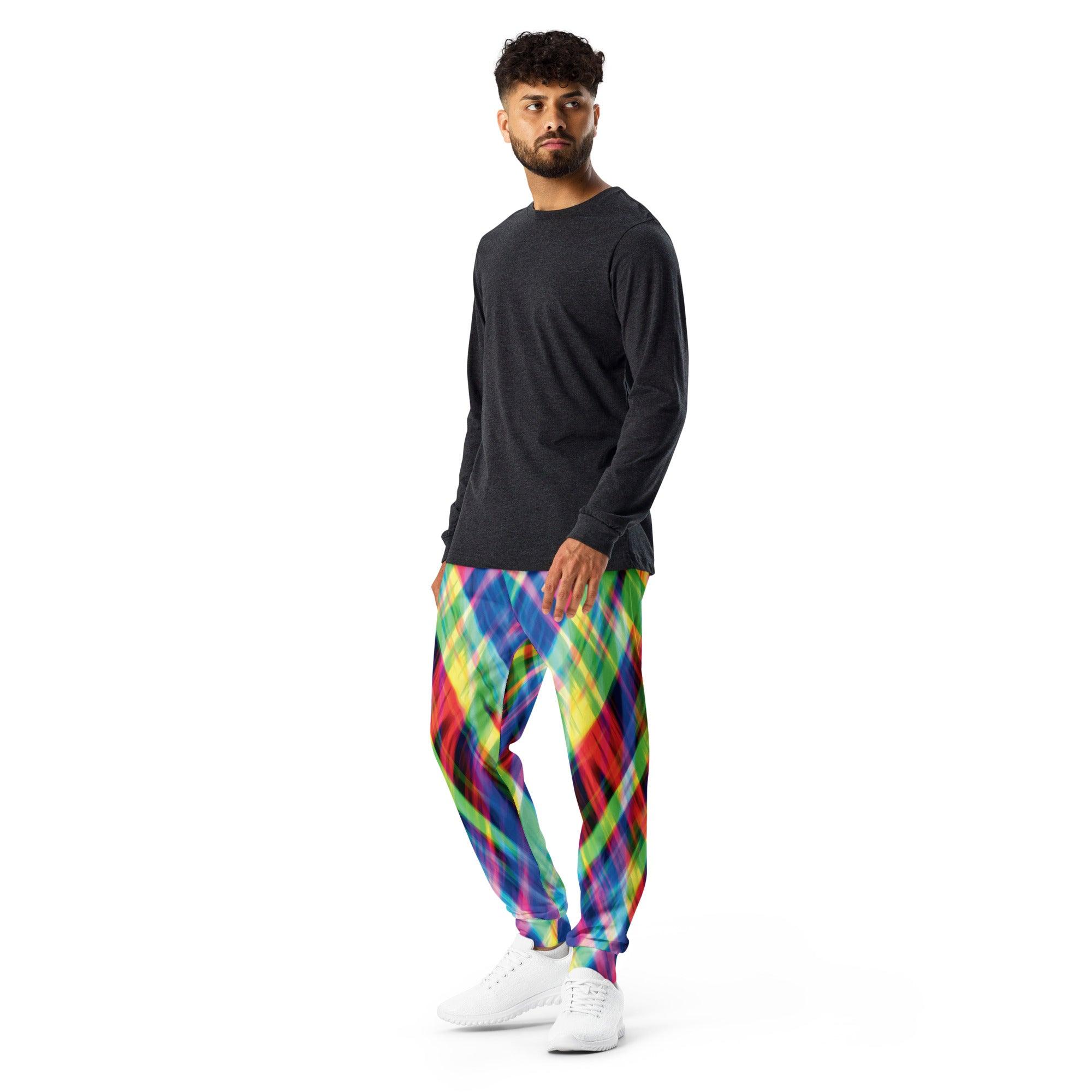 Electric Neon Joggers for Raves & Festivals