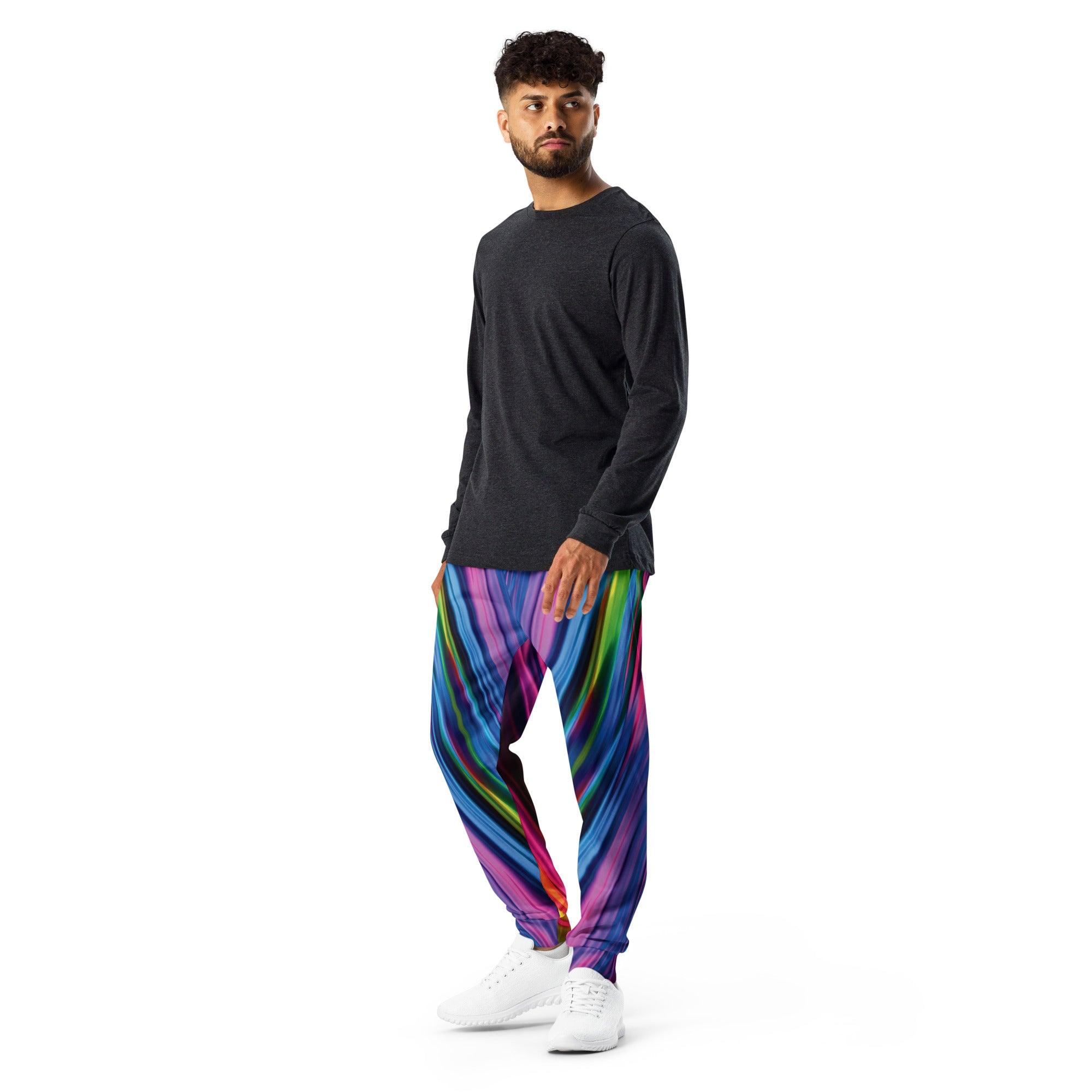 Electric Neon Joggers for Raves & Festivals